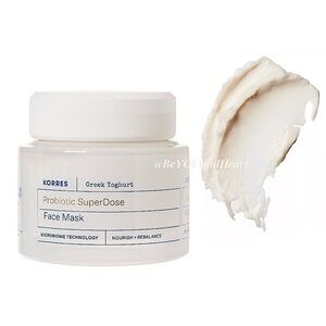 Korres Greek Yoghurt Probiotic SuperDose Face Mask, 3.38 fl oz/ 100 ml